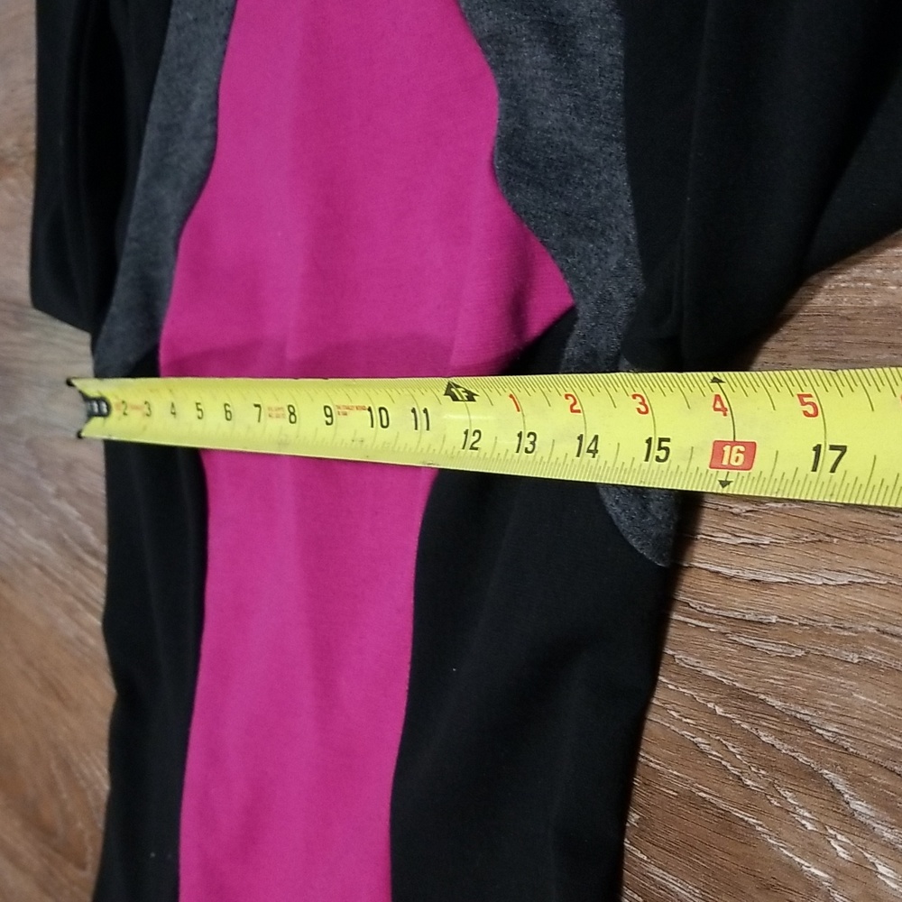 (8) Nygard Collection Comfortable Date Night Bodycon Fitted Color Block Midi - Picture 8 of 11
